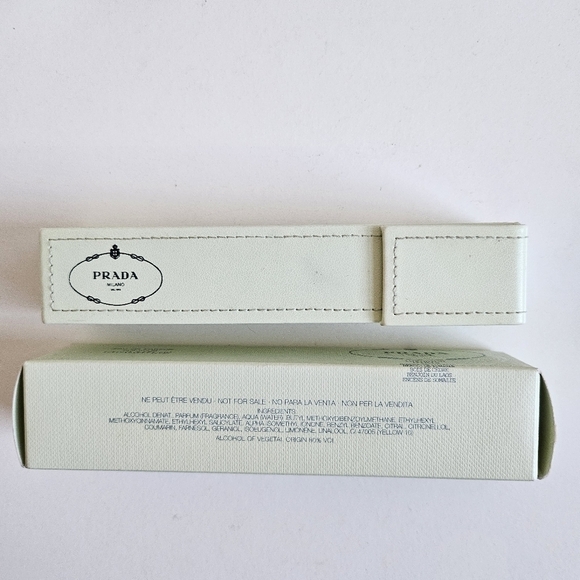 New Prada Infusion d’Iris Eau de Parfum Roll-On 0.34 oz W/ Leather Travel Case - Picture 4 of 4